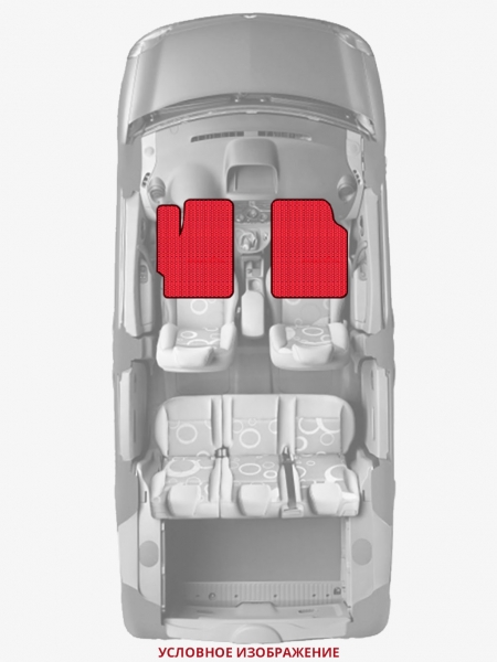 ЭВА коврики «Queen Lux» передние для Jaguar Vanden Plas