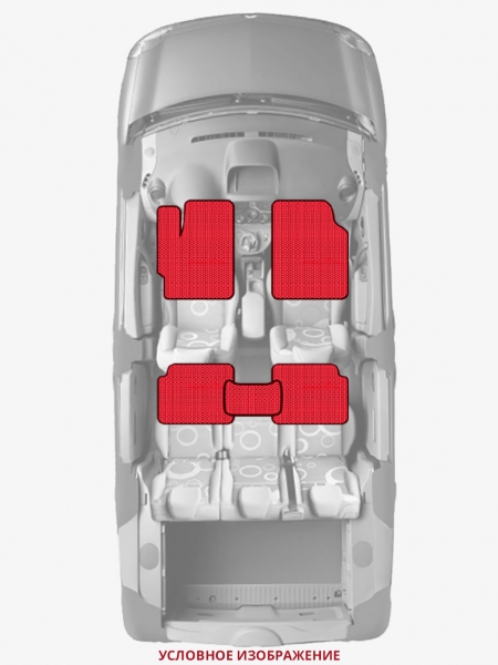 ЭВА коврики «Queen Lux» стандарт для Honda Insight (1G)
