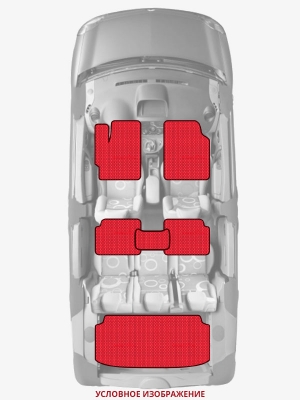 ЭВА коврики «Queen Lux» комплект для Ford F-Series (11G)
